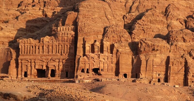 The Royal Tombs and Street of Facades at Petra